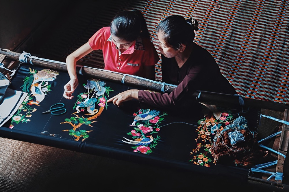 Làng Thêu Ren Thanh Hà