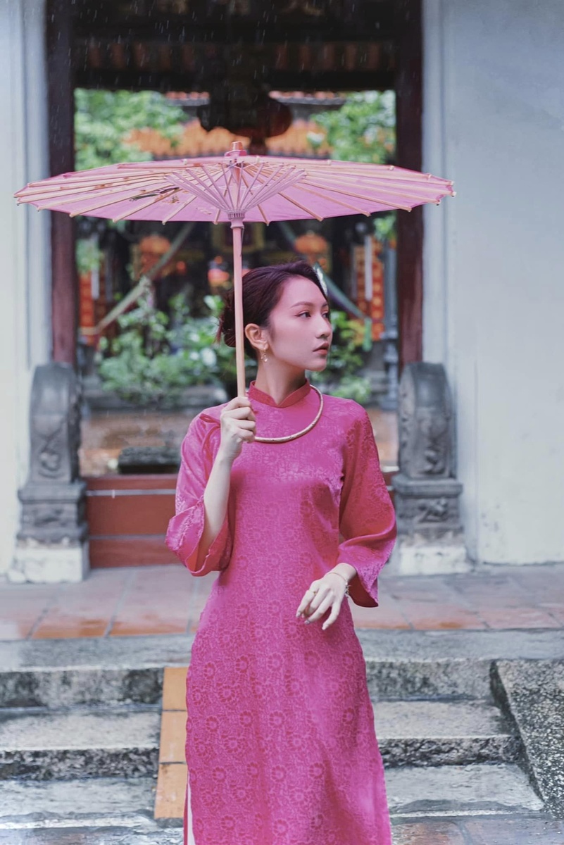 Phan Hương - Áo dài dáng xưa 2023 — ảnh 4